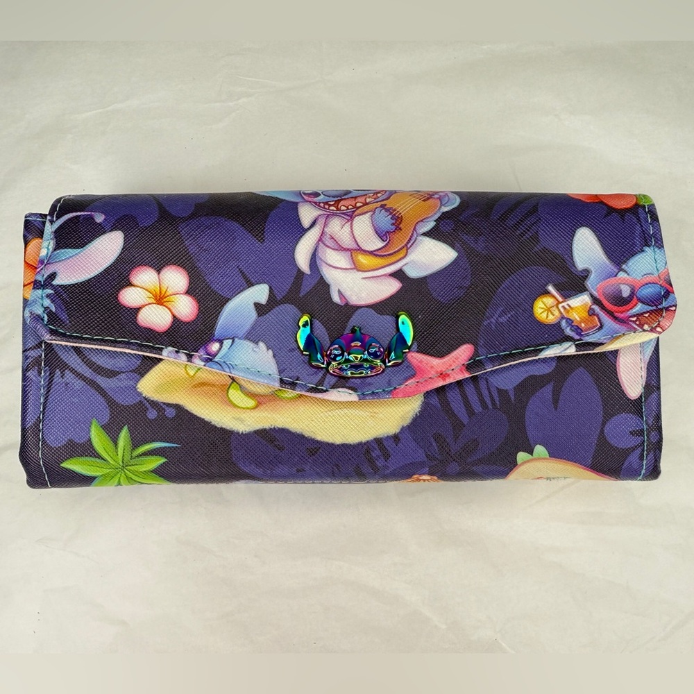 Colorful Lilo Stitch Wallet Handmade by Beralus Vinton Design